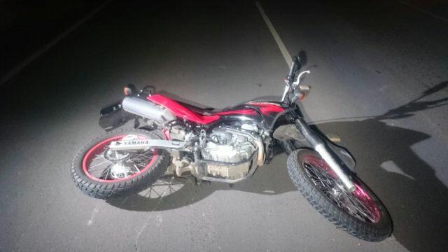 Motocicleta da vítima (Foto: Divulgação)