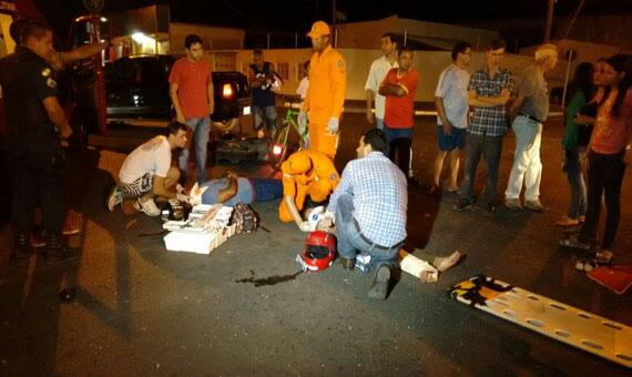 Professora foi socorrida pelo Samu no local do acidente, mas morreu horas depois no hospital (Foto: Divulgação)