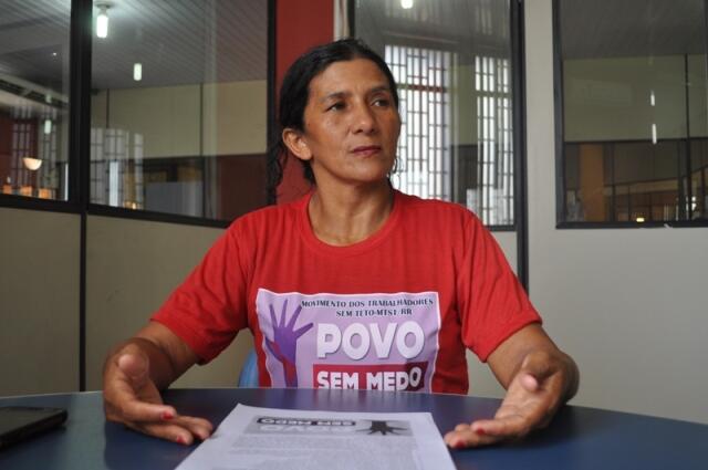 O MTST em Roraima também vai aderir ao protesto nacional, mas com outras reivindicações. (Foto: Samara Cordeiro)