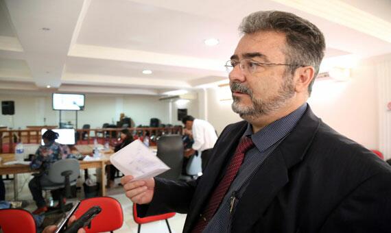 Juiz titular da Vara de Crimes de Tráfico de Drogas e Organização Criminosa, Luiz Alberto Morais Júnior (Foto: Antonio Diniz)