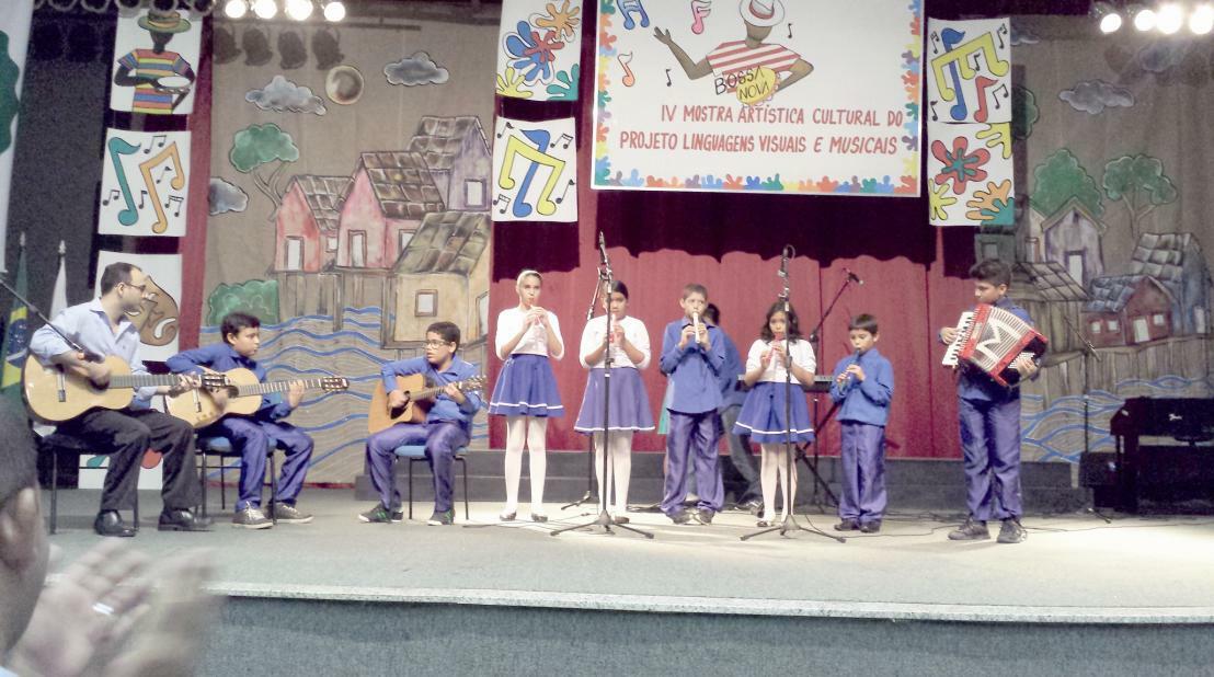 Nas obras, os alunos expressam sua personalidade (Foto: Arquivo Pessoal)