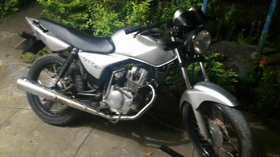 Motocicleta foi roubada em outubro do ano passado (Foto: Divulgação)
