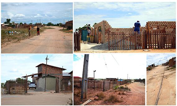 Várias moradias construídas pelos invasores possuem carros ou motos na garagem, incompatíveis com a realidade de pessoas de baixa renda (Fotos: Antônio Diniz)