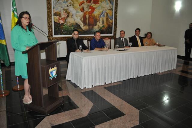 Na ocasião, foi nomeada também a nova Secretária-adjunta da Secult, Cecília Brasil. (Foto: Rodrigo Sales)