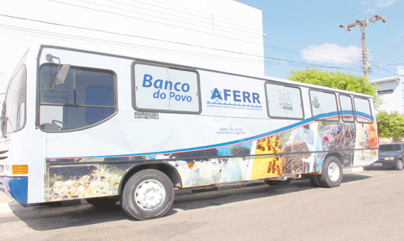 Por meio de um ônibus, Aferr levará o Crédito Itinerante onde estiver o produtor rural (Foto: Diane Sampaio)