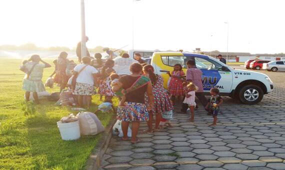 Venezuelanos foram recolhidos na sede da PF e deportados para o país vizinho (Foto: Divulgação)
