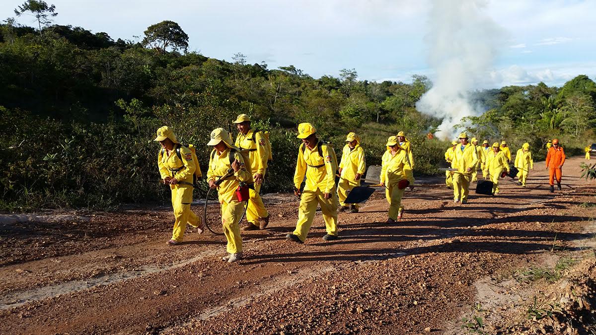 Produtores rurais, moradores de vilas e vicinais receberam capacitação sobre as técnicas de prevenção e combate a incêndio (Foto: Divulgação)