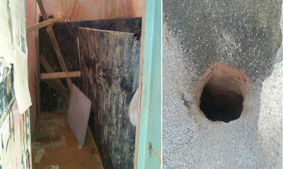 Presos fugiram por túnel feito em uma das celas da unidade prisional (Foto:  Divulgação)