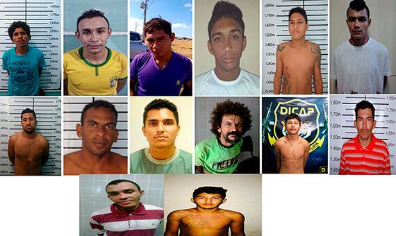 Depois de dois terem fugido por um túnel pela manhã, outros 13 pularam a muralha à noite (Fotos: Divulgação)