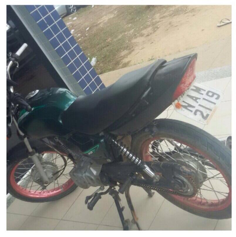 Moto recuperada (Foto: Divulgação)