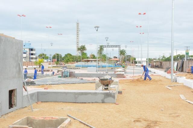 Obras no Complexo Ayrton Senna (Foto: Divulgação PMBV)