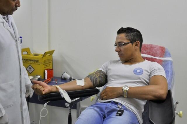 Atualmente, o banco de dados da unidade tem 48.691 doadores cadastrados, porém apenas 6.499 são voluntários frequentes (Foto: Rodrigo Sales)