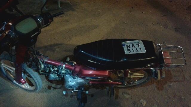 Motocicleta recuperada pela Romu (Foto: Divulgação)
