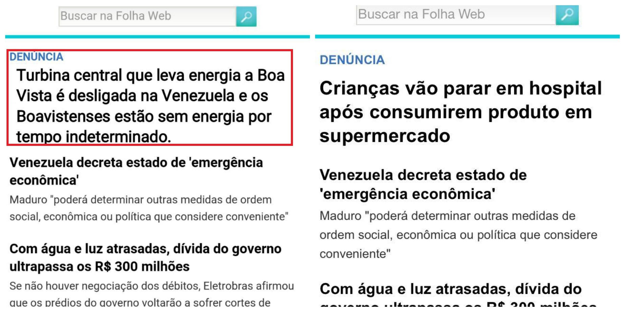 Jornal repudia esse tipo de montagem com informações mentirosas