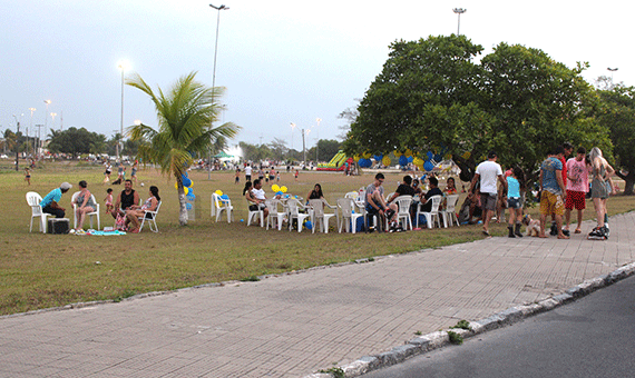 A possibilidade de realizar atividades ao ar livre tem crescido e segurança no local foi reforçada (Foto: Samara Cordeiro)