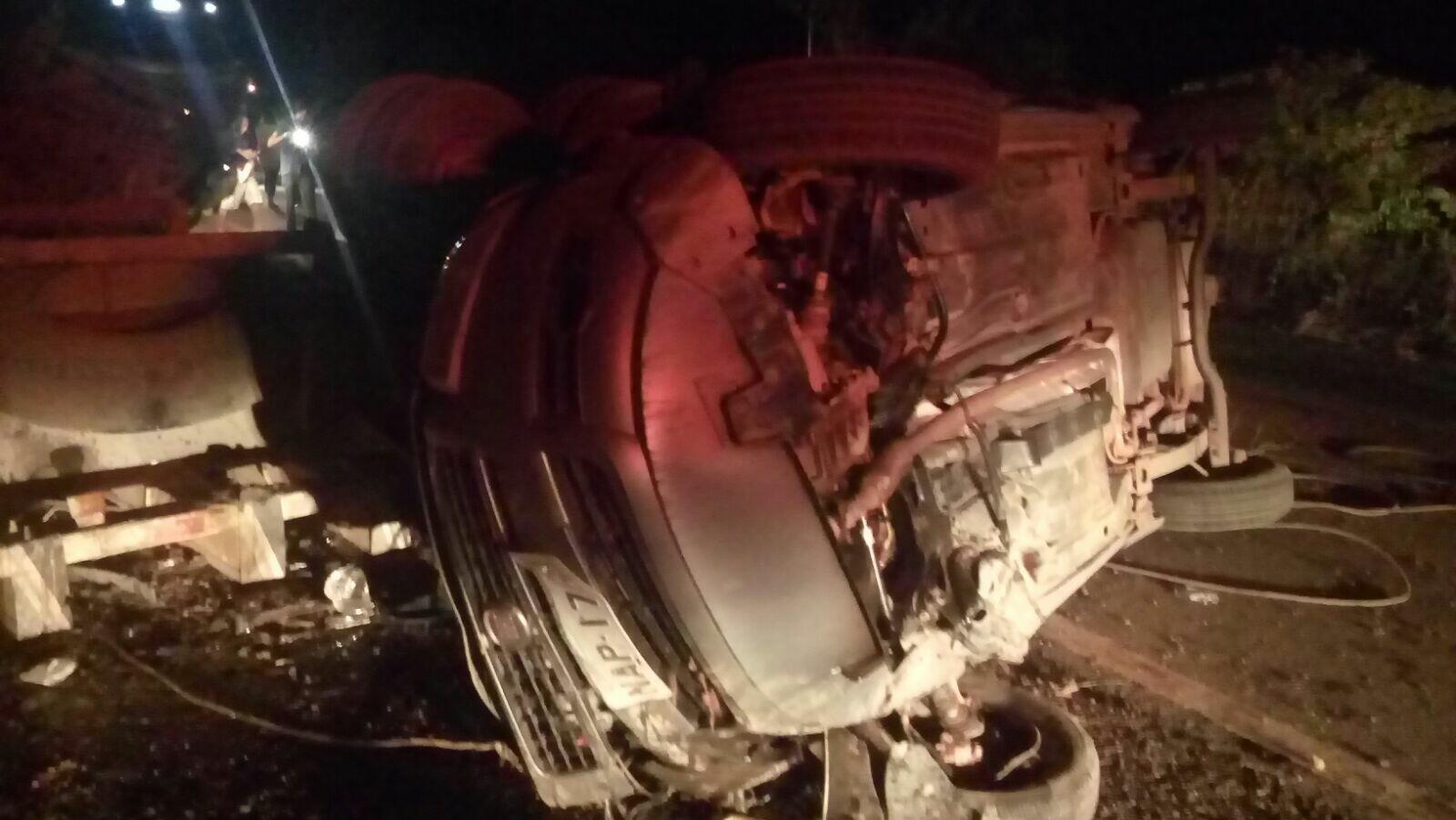 Colisão na BR-174 resultou em sete feridos (Foto: Divulgação)