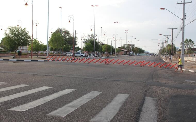 Ene Garcez é uma das avenidas interditadas (Foto: Diane Sampaio)