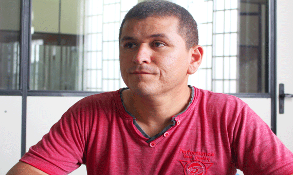 Presidente do Sindicato dos Agentes Penitenciários de Roraima, Lindomar Sobrinho (Foto: Diane Sampaio)