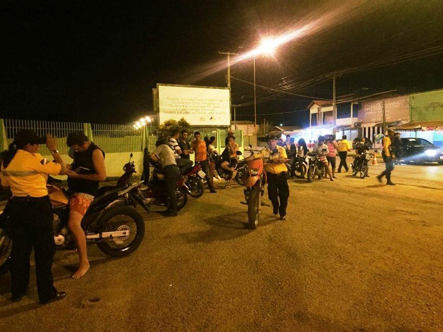 As fiscalizações ocorreram em três diferentes pontos da Capital (Foto: Ascom/Detran)