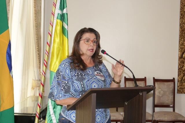 Governadora Suely Campos durante lançamento do app (Foto: Samara Cordeiro)