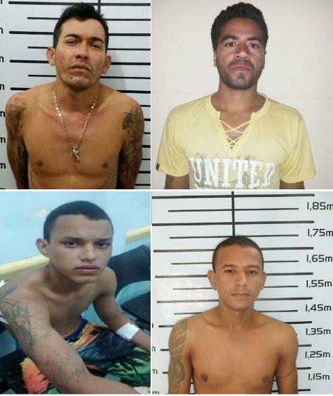 Na foto: Fabiano (canto superior esquerda), Fábio (canto superior direito), Mário (canto inferior esquerdo) e Manoel (canto inferior direito) (Foto: Divulgação)