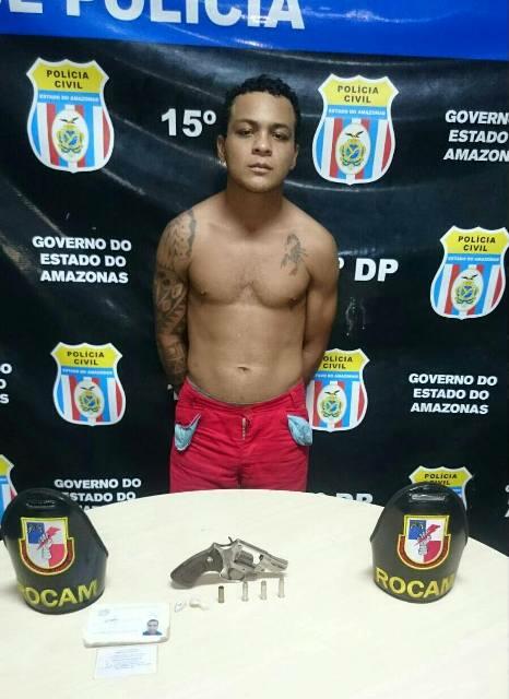 Mivaldo Nascimento foi preso no Amazonas (Foto: Divulgação Rocam PMAM)