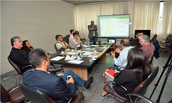 Presidente do ICMBio, Cláudio Maretti, se reuniu com representantes do Estado (Foto: Secom-RR)