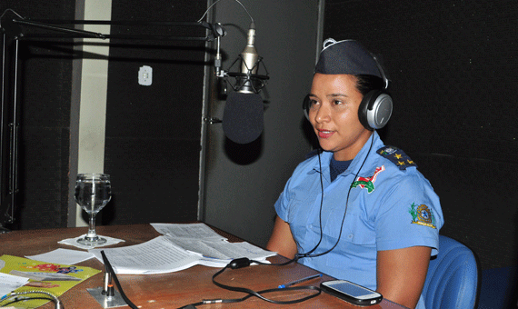 Comandante da Guarda Municipal de Mucajaí, Elielma Cardoso (Foto: Samara Cordeiro)