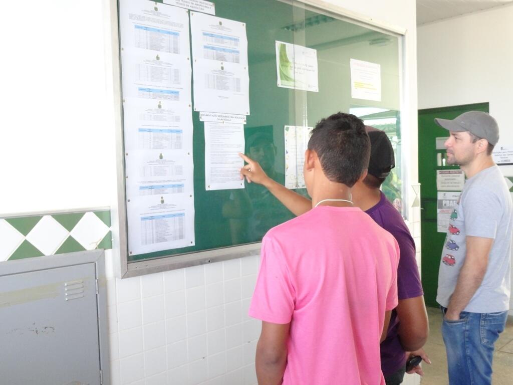 A convocação está anexada no mural do Campus Amajari (Foto: Divulgação)