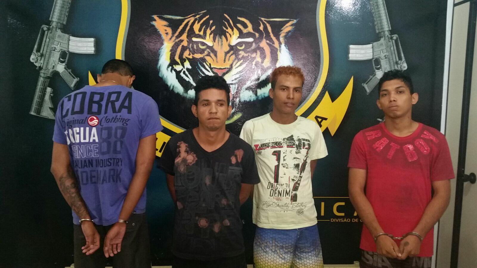 Foragidos recapturados durante ação conjunta (Foto: Divulgação Dicap)