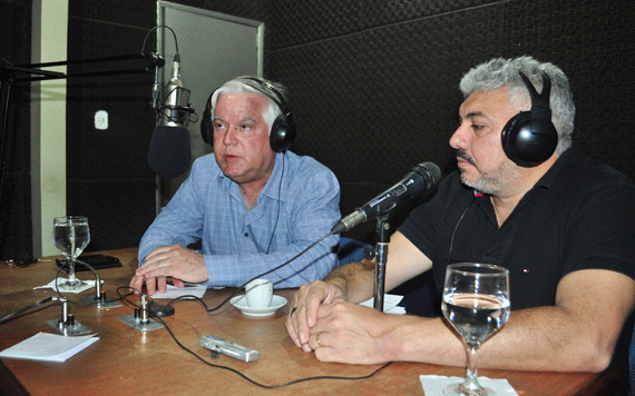 Secretário de Planejamento, Alexandre Henklain, e da Casa Civil, Oleno Matos (Foto: Samara Cordeiro)