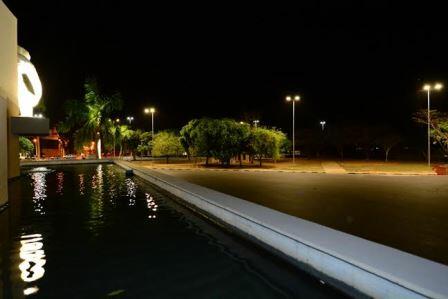 Até o monumento do garimpeiro recebeu nova iluminação de Led