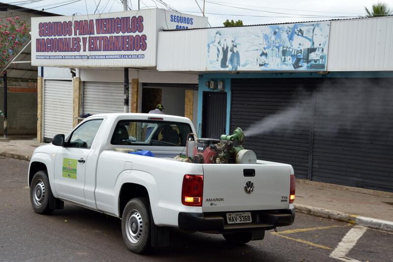 Governo brasileiro auxiliou no combate ao mosquito no país vizinho (Foto: Divulgação Secom)