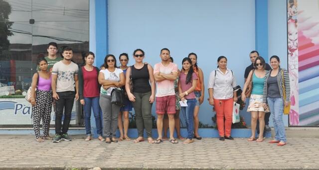 Acadêmicos se sentiram prejudicados pela coordenação das provas do processo seletivo do TRT (Foto: Samara Cordeiro)