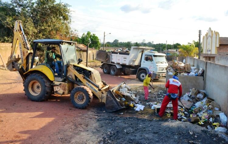 As ações de limpeza já atenderam Rorainópolis e Pacaraima (Foto: Secom)