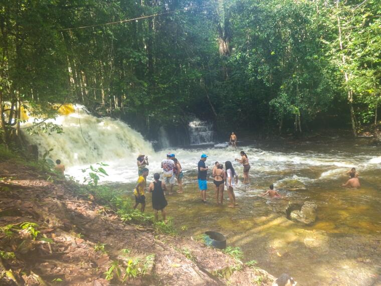 O lugar leva o título de Terra das Cachoeiras (Foto: Sesc)