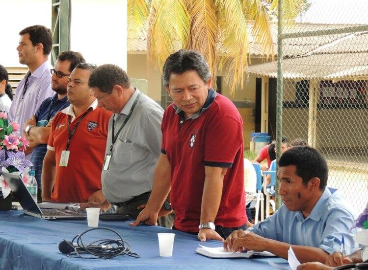 O evento teve a participação de 11 tuxauas (Foto: IFRR)