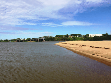 Nível do Rio Branco subiu 15 cm com as chuvas que vêm caindo no Estado (Foto: Jessé Souza)