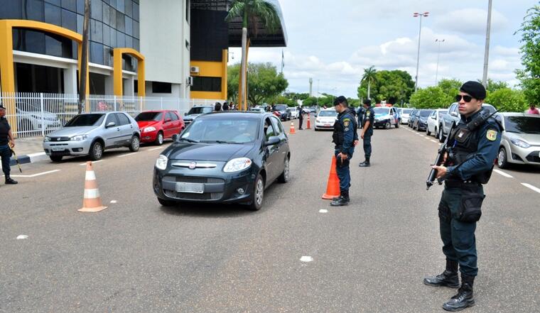 Centro foi o bairro escolhido para atuação nesta terça (Foto: Rodrigo Sales)