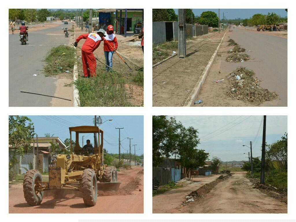 Os bairros alcançados pela limpeza até agora foram, Centro, Campolãndia, Suelãndia,  Novo Horizonte, Parque das Orquídeas, Andaraí e  Gentil Carneiro Brito (Fotos: Jefter Reis)