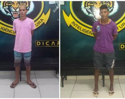 Recapturados: Hermínio Santiago e Cleidson Santos (Foto: Divulgação)