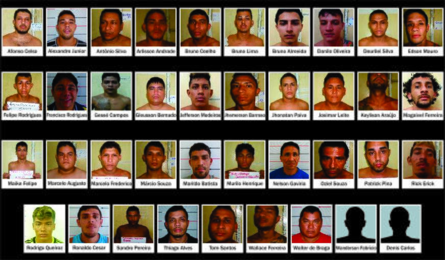 Secretaria de Administração Penitenciária do Amazonas já divulgou foto dos foragidos (Fotos: Divulgação)