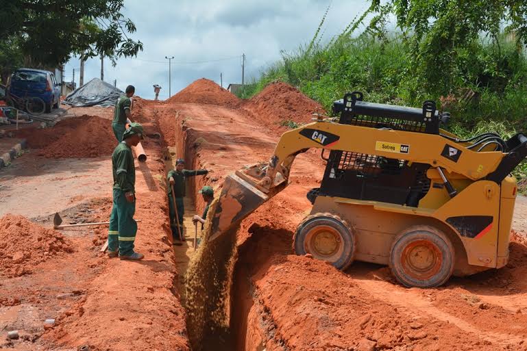 A obra realizada em Rorainópolis é a maior atualmente administrada pela Funasa, onde estão sendo investidos mais de R$ 12,5 milhões (Fotos: Jefter Reis)