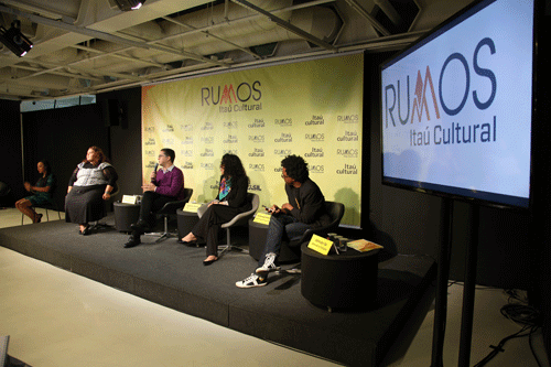 Representantes do Itaú Cultural anunciaram, na manhã de ontem, os projetos selecionados em coletiva de imprensa, em São Paulo (Foto: Ivson Miranda)