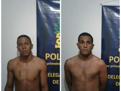 Irmãos foram presos em flagrante pela Polícia Militar de Pacaraima (Foto: Divulgação)