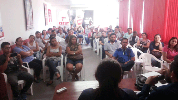 Assembleia que durou mais de duas horas aprovou retomada de paralisações na saúde estadual (Foto: Divulgação)