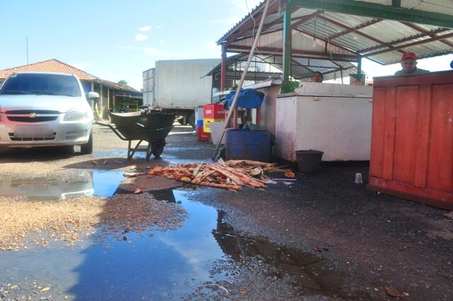 As cobranças do MP são para melhorias na parte estrutural e sanitária e limpeza e conservação interna e externa da feira (Foto: Diane Sampaio)