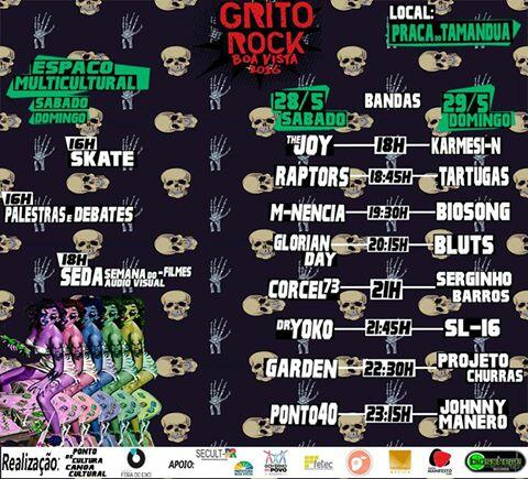 Shows musicais prometem agitar segunda noite do Grito Rock Boa Vista