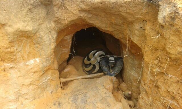 O túnel foi descoberto por meio de denúncia anônima. (Foto: Divulgação)