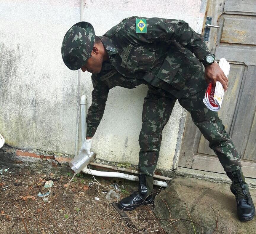 Ações estão sendo executadas por mil militares do Exército Brasileiro e 125 bombeiros militares